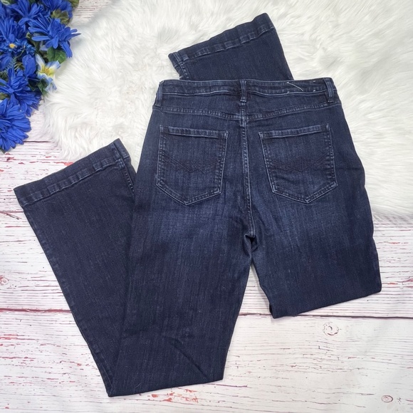 |•IDYLLWIND•| Dark Wash Super High Rise Waist Western Jeans Size 14 Long - Picture 3 of 10